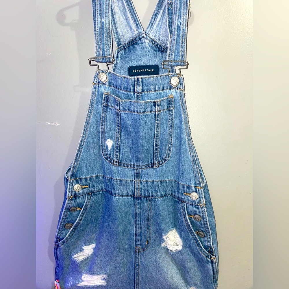 Aeropostale Jean Overall Skirt